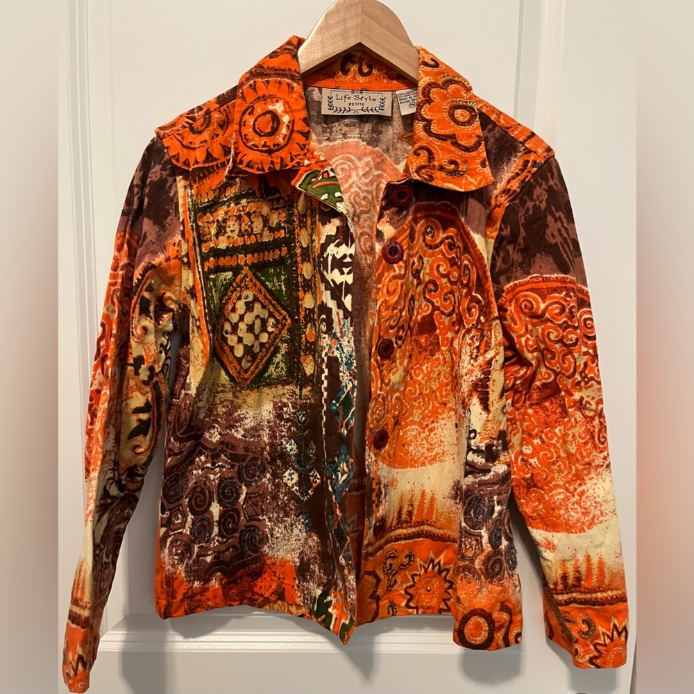 Vibrant patterned Jacket